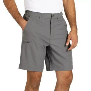 NEW Gerry Tech Shorts Men's 34 Gray Stretch Fabric Waistband UV 30+ Cargo